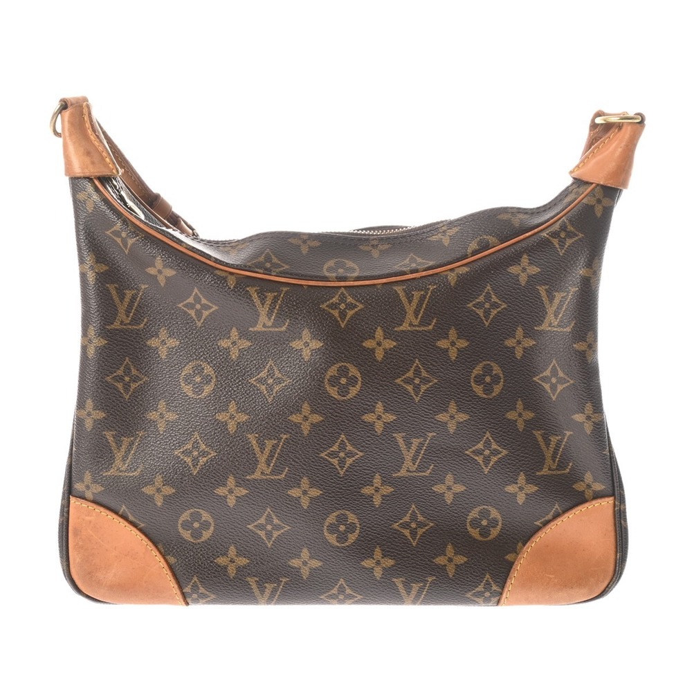 Louis Vuitton Canvas Brown Boulogne Bag Monogram Shoulder - Picture 2 of 10
